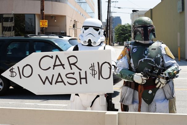 Behind the scenes of a Star Wars car wash - 39