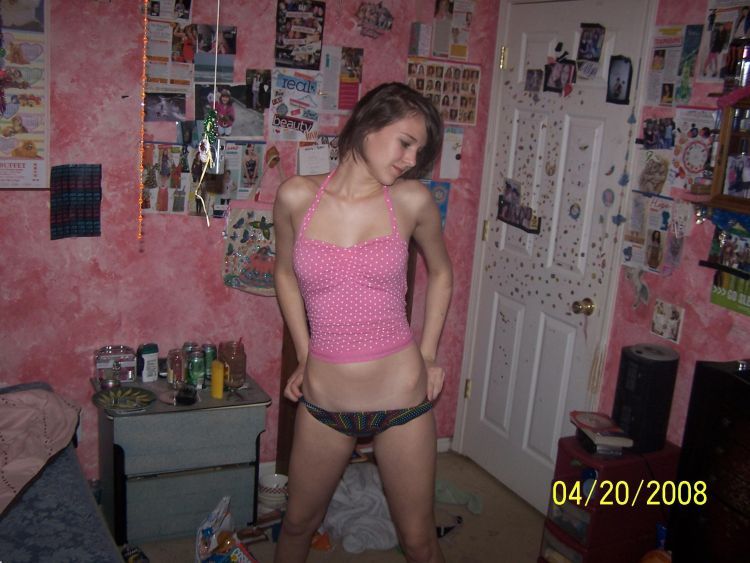 Self snapshot of a young amateur girl - 01