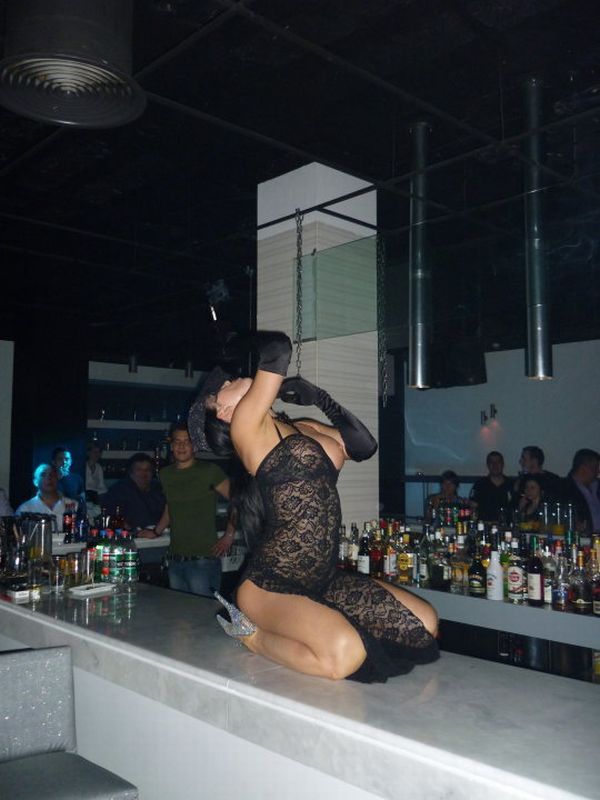 Excellent striptease show in a nightclub - 01