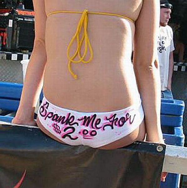 Women's panties with funny slogans - 02