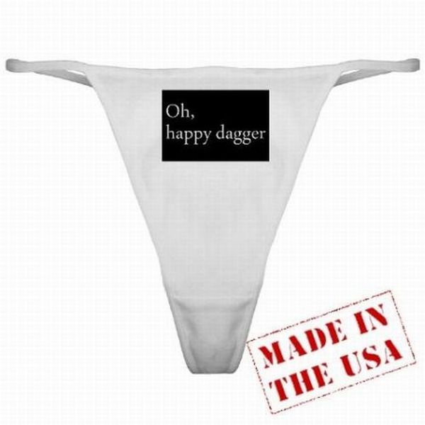 Women's panties with funny slogans - 05