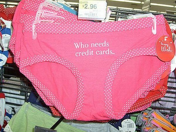 Women's panties with funny slogans - 11
