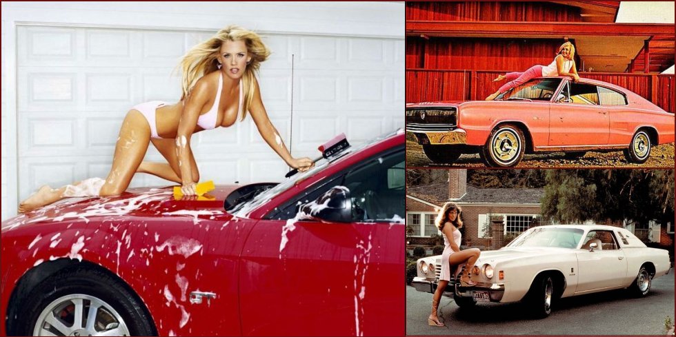 Girls and cars on the pages of Playboy - 1