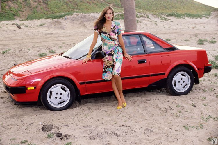 Girls and cars on the pages of Playboy - 20