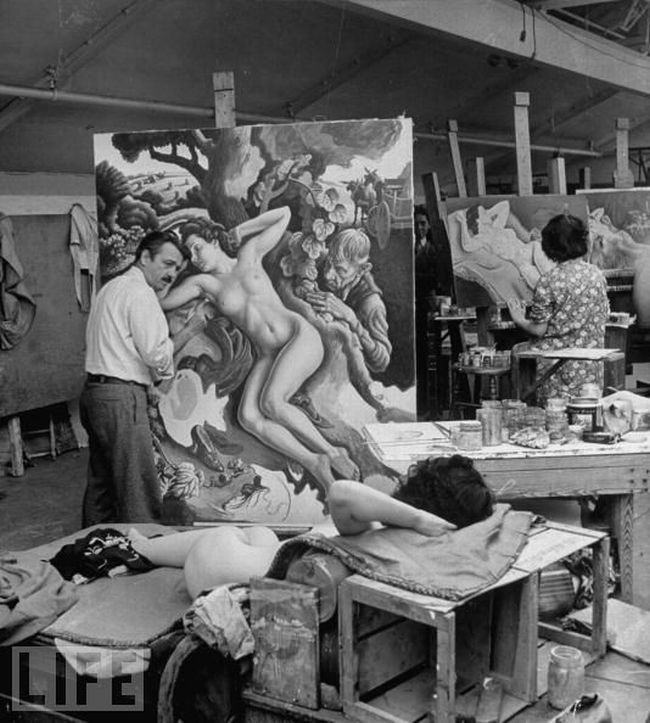 Robert Rauschenberg and his naked art - 08
