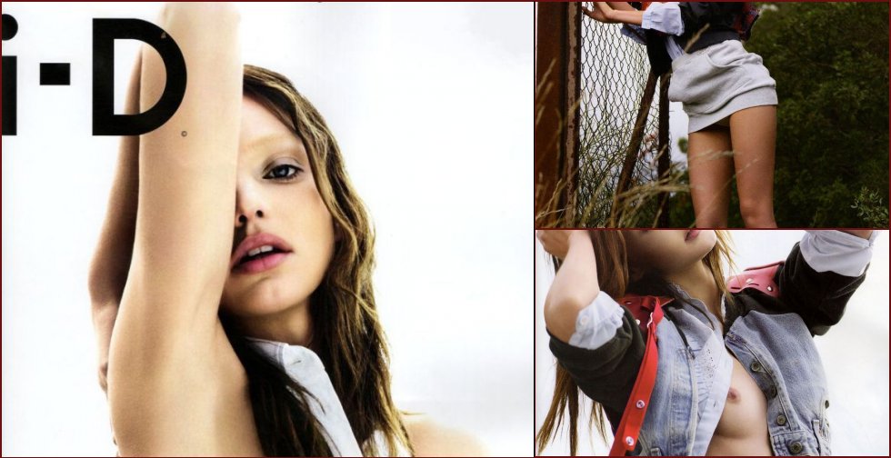 Miranda Kerr appeared topless in the i-D magazine - 10