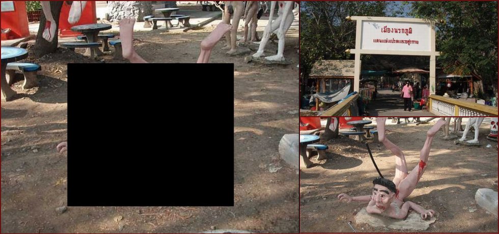 Terrible sculptures in a park in Thailand - 17