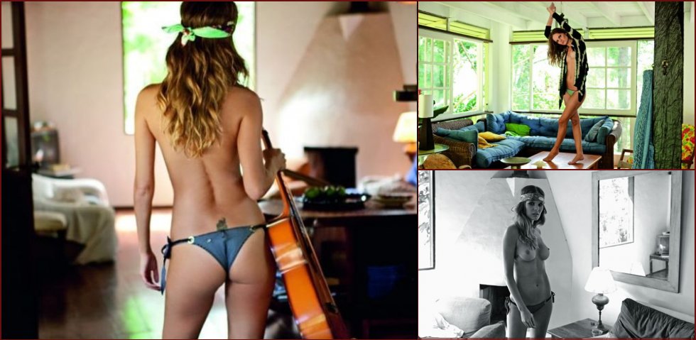 Topless photoshoot of Brazilian model Marcelle Bittar - 14
