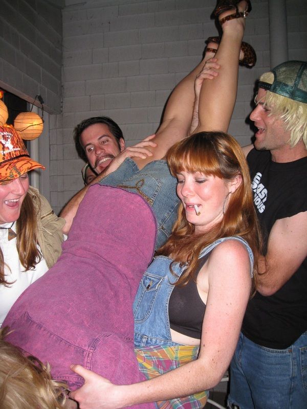 Sultry beauties do keg stands - 15