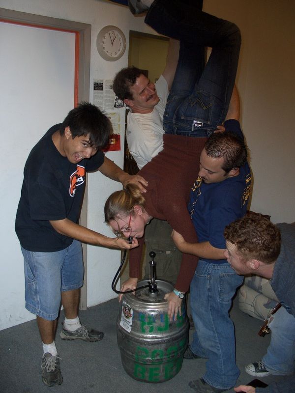 Sultry beauties do keg stands - 17