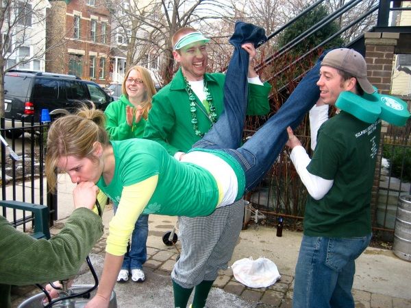 Sultry beauties do keg stands - 24