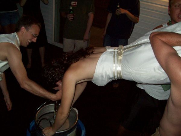 Sultry beauties do keg stands - 31