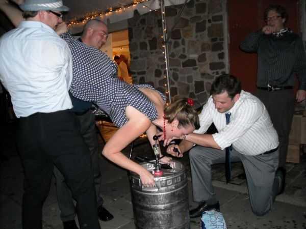 Sultry beauties do keg stands - 36