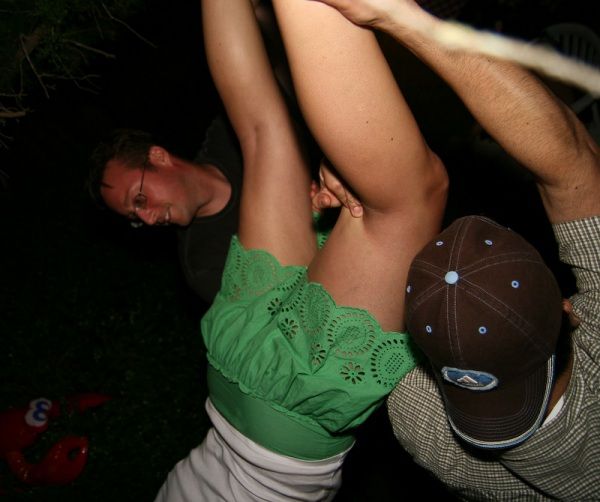 Sultry beauties do keg stands - 52