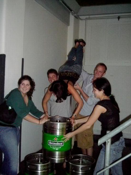 Sultry beauties do keg stands - 53