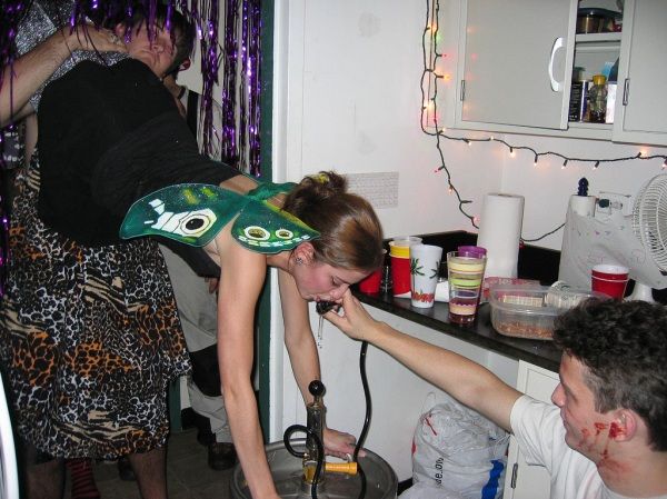 Sultry beauties do keg stands - 59