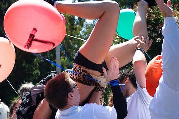 Sultry beauties do keg stands - 62