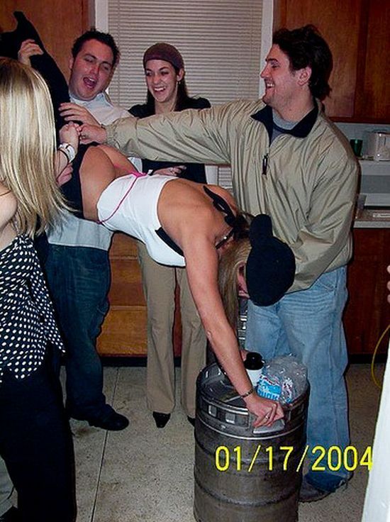 Sultry beauties do keg stands - 64