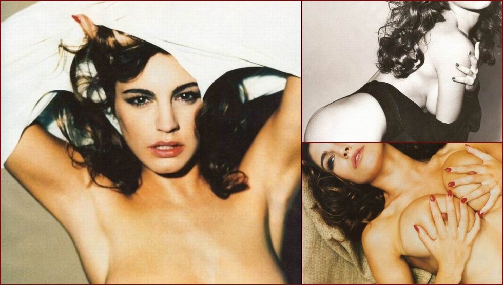 Kelly Brook topless in Loaded magazine - 1