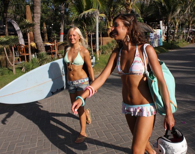 Sexy beauties with surfboards - 17