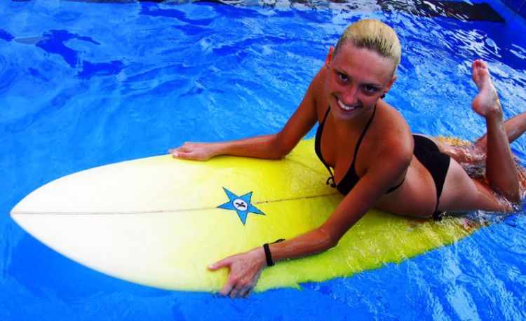 Sexy beauties with surfboards - 36