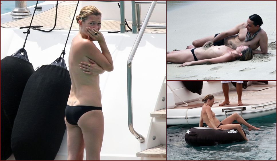 Other topless photos of Kate Moss on holidays - 15