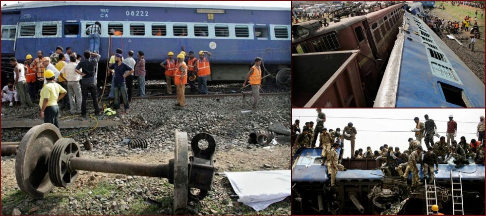 A terrorist group made a train collision in India - 16