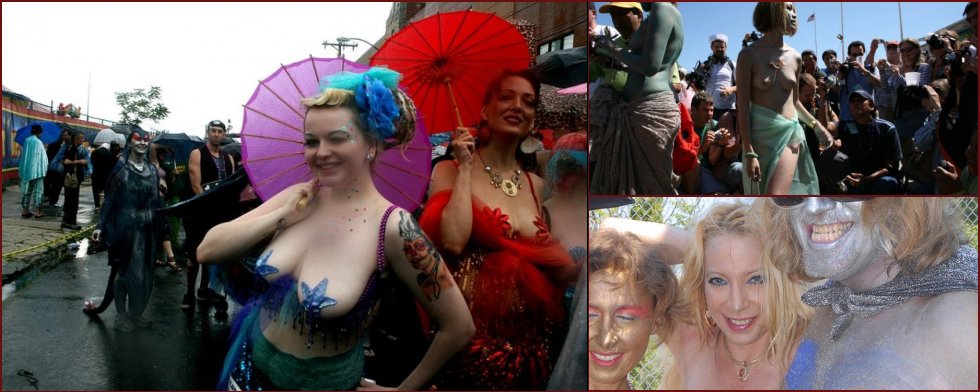 Parade of mermaids in New York - 20