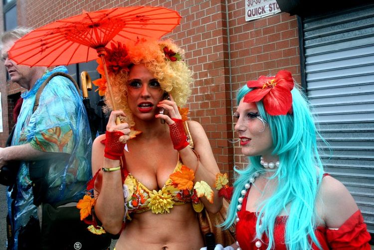 Parade of mermaids in New York - 26