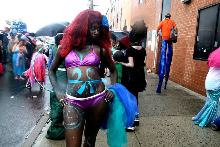 Parade of mermaids in New York - 49