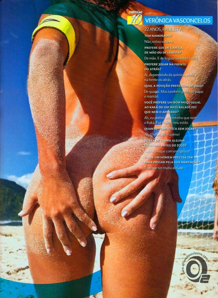 Girls playing beach volleyball naked in the recent issue of Sexy magazine - 18
