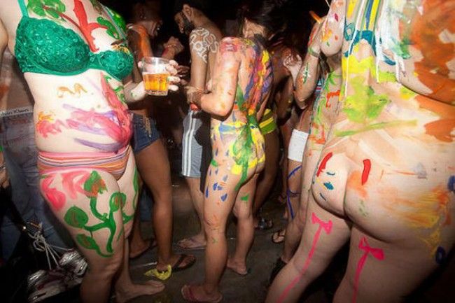 Body-art party in a New York Club - 23