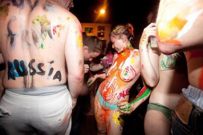Body-art party in a New York Club - 30