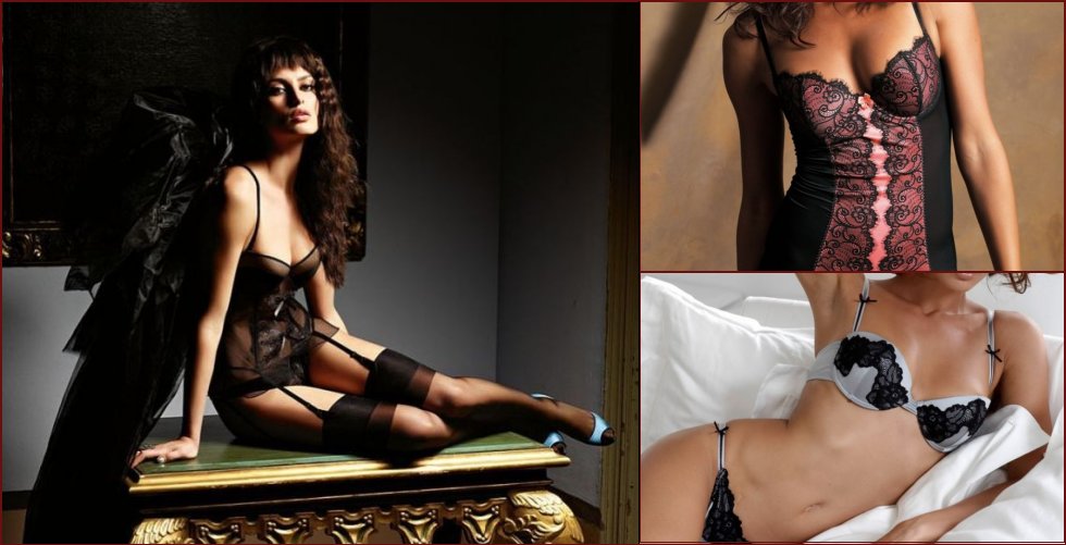 Charming Catrinel in erotic lingerie ad - 4