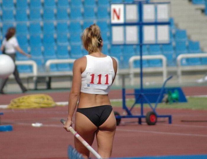 Nice and tight booties of female athletes - 10