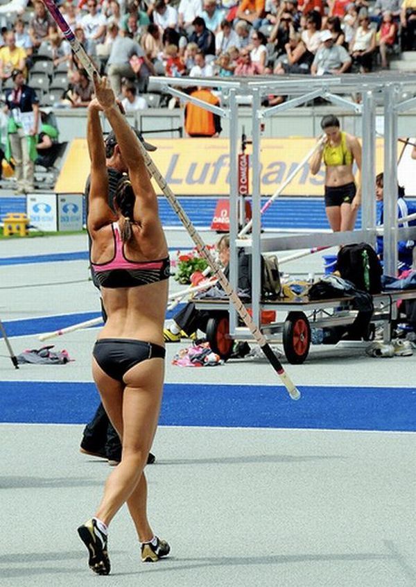 Nice and tight booties of female athletes - 32