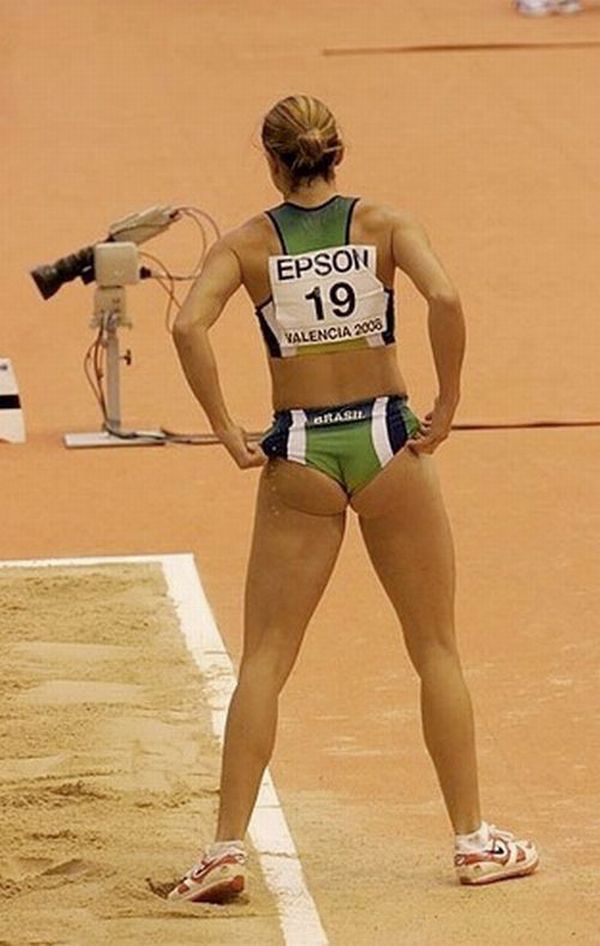 Nice and tight booties of female athletes - 34