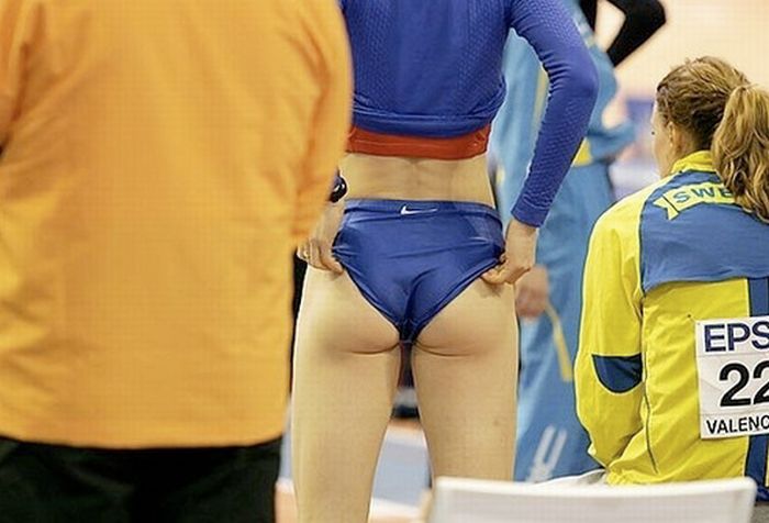 Nice and tight booties of female athletes - 35