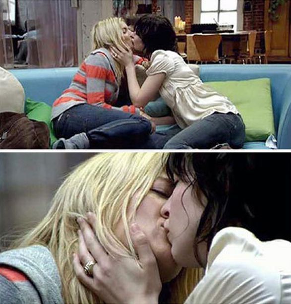 Best lesbian kisses of celebrities - 25
