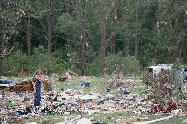 A powerful tornado hit Ohio and Michigan - 06