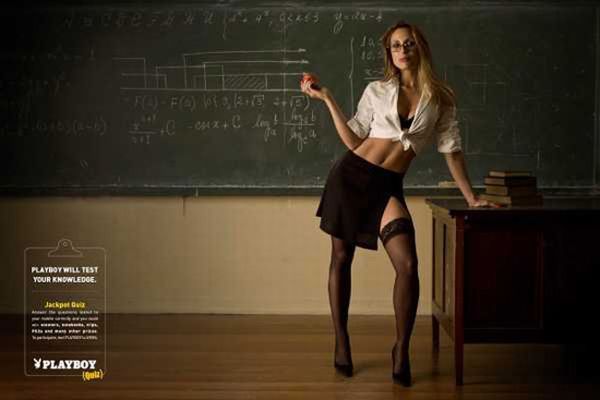 Playboy advertisement, no less revealing than the magazine itself  (19 pics)