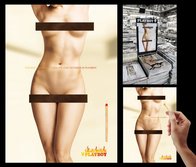 Playboy advertisement, no less revealing than the magazine itself  - 20