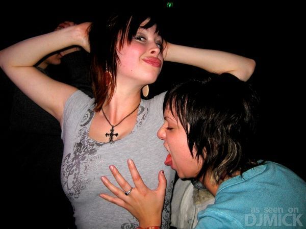 These girls love to touch titties. Especially those of others - 21