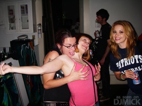 These girls love to touch titties. Especially those of others - 43