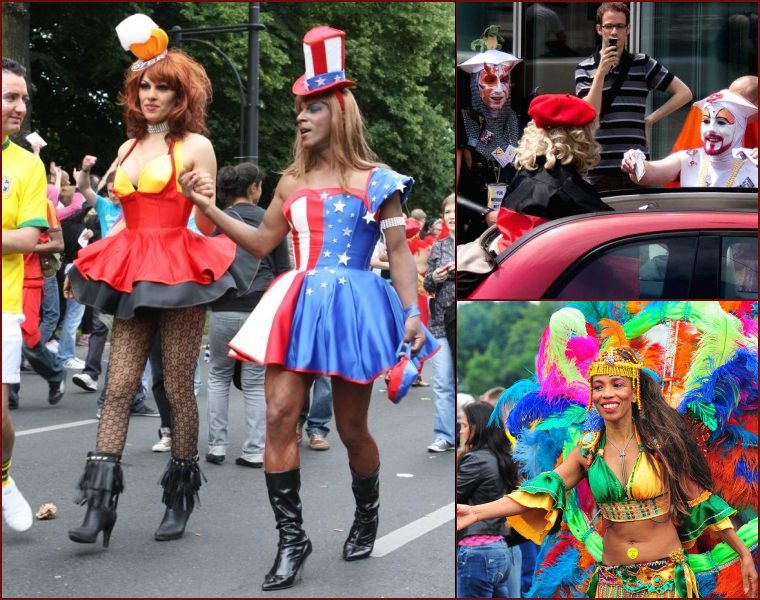 Gay pride of Christopher Street Day in Berlin - 13