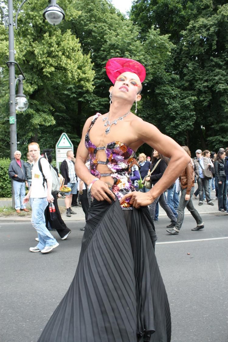 Gay pride of Christopher Street Day in Berlin - 08