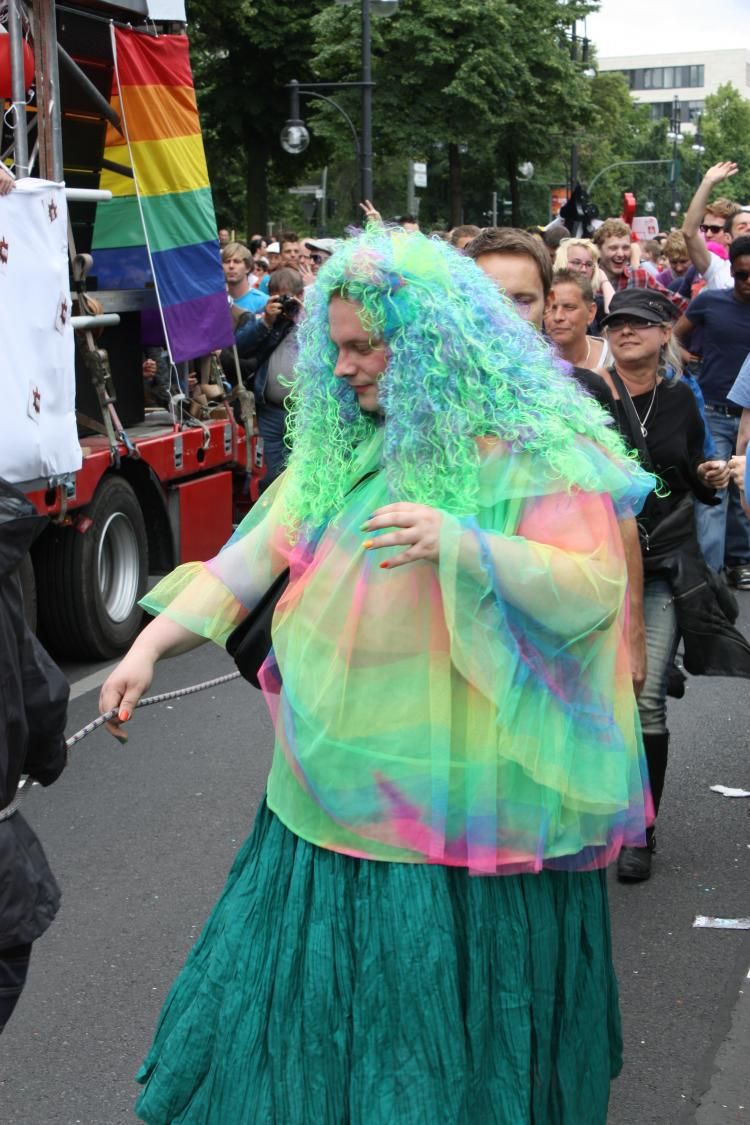 Gay pride of Christopher Street Day in Berlin - 33