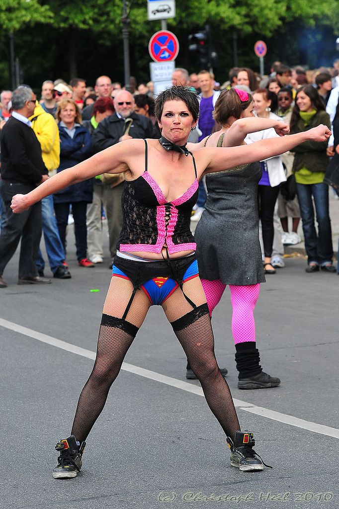 Gay pride of Christopher Street Day in Berlin - 39