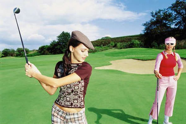 Balls, clubs and hot girls – who’d refuse to look at such a golf game? - 21