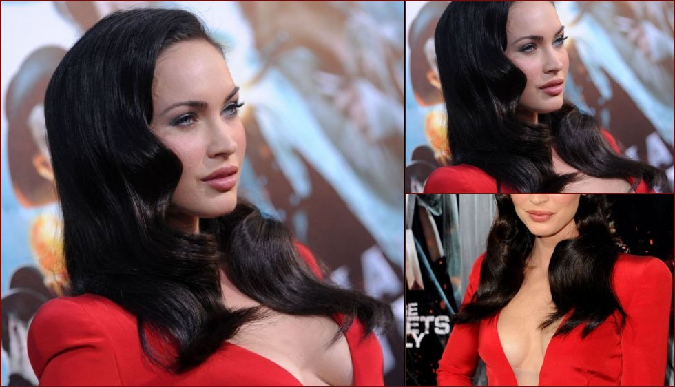Megan Fox in a very revealing dress at the premiere of Jonah Hex - 7